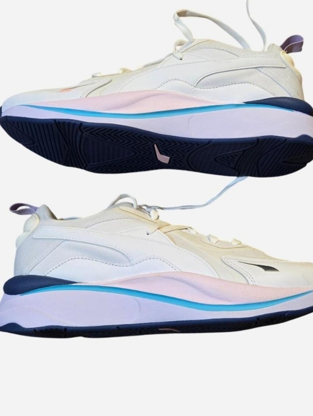 Puma Comfortable Classic Clean Athletic White lilac  Puma RS Curve  US 11